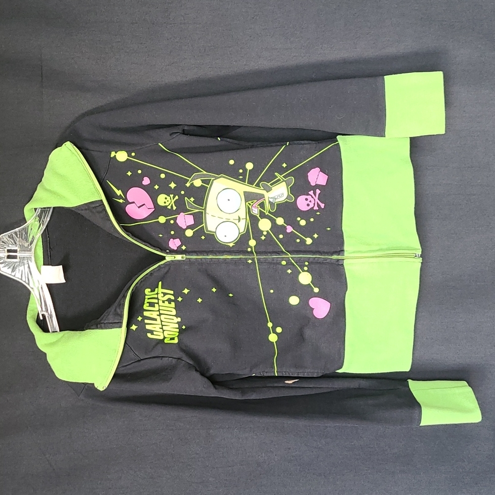 Invader Zim Mighty Fine 2007 Viacom Zip Up